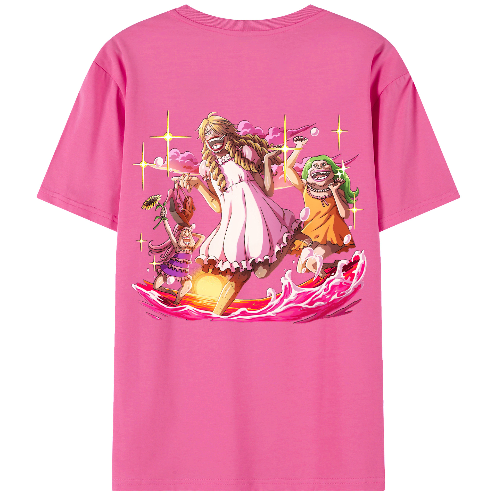 （画像用） ワンピース サンジ ONE PIECE Sanji レディース半袖Tシャツ(バックプリント)